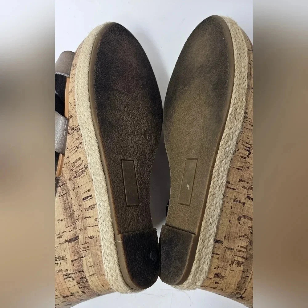 Maurices Women's Taupe Jaden Strappy Wedge Sandal Size 8 - Picture 6 of 12